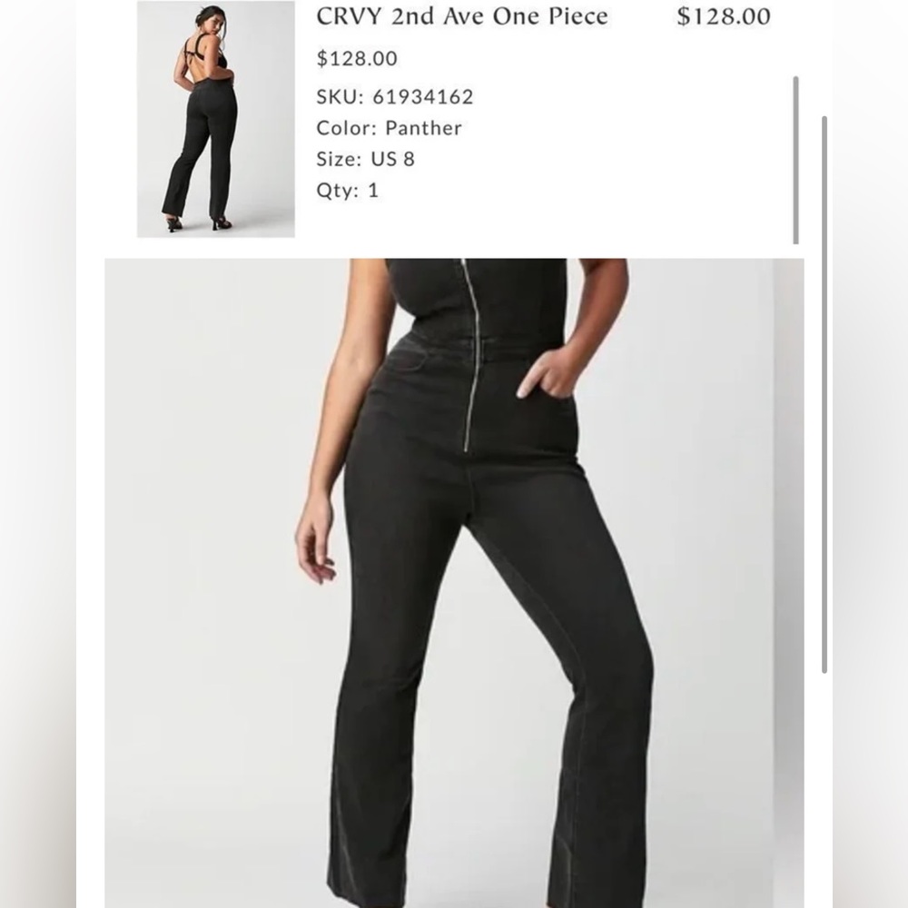 2nd ave free people crvy jumpsuit